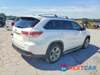 Trzecie zdjęcie samochodu z tyłu: 2016 TOYOTA HIGHLANDER LIMITED VIN:5TDYKRFH4GS162462 - miniatura