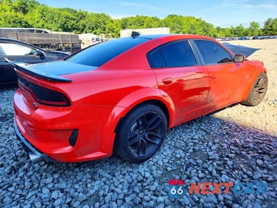 Trzecie zdjęcie samochodu z tyłu: 2022 DODGE CHARGER SCAT PACK VIN:2C3CDXGJ4NH154890 - miniatura