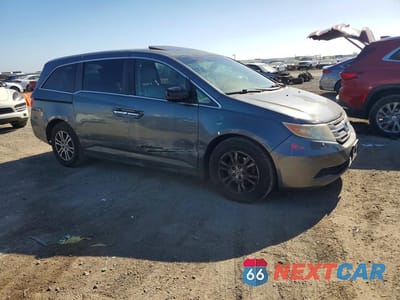 Czwarte zdjęcie samochodu z boku: 2012 HONDA ODYSSEY EXL VIN:5FNRL5H65CB067395 - miniatura