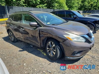 Czwarte zdjęcie samochodu z boku: 2016 NISSAN MURANO SV VIN:5N1AZ2MH1GN157969 - miniatura