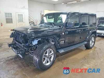 2019 JEEP WRANGLER UNLIMITED SAHARA 1C4HJXEG0KW656536 - główne zdjęcie licytacji z USA - miniatura