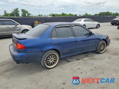 Trzecie zdjęcie samochodu z tyłu: 2001 TOYOTA COROLLA S VIN:2T1BR12E91C448080 - miniatura