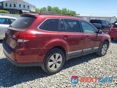 Trzecie zdjęcie samochodu z tyłu: 2011 SUBARU OUTBACK 2.5I PREMIUM VIN:4S4BRBCC6B3363481 - miniatura