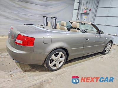 Trzecie zdjęcie samochodu z tyłu: 2003 AUDI A4 1.8 CABRIOLET VIN:WAUAC48H93K025028 - miniatura