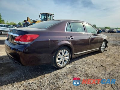 Trzecie zdjęcie samochodu z tyłu: 2012 TOYOTA AVALON BASE VIN:4T1BK3DB0CU454323 - miniatura