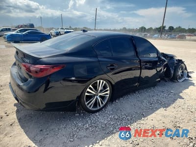 Trzecie zdjęcie samochodu z tyłu: 2020 INFINITI Q50 3.0T SPORT VIN:JN1EV7AP6LM204894 - miniatura
