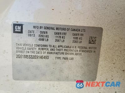 Zdjęcie 12 z 12 samochodu: 2014 CADILLAC XTS LUXURY COLLECTION VIN:2G61M5S32E9146493 - miniatura
