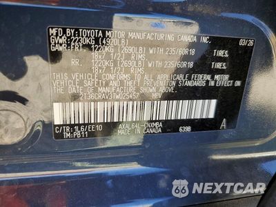 Zdjęcie 14 z 14 samochodu: 2026 TOYOTA RAV4 XLE PREMIUM VIN:2T36CRAV3TW025457 - miniatura
