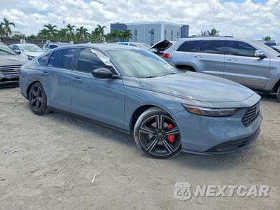 Czwarte zdjęcie samochodu z boku: 2023 HONDA ACCORD HYBRID SPORT VIN:1HGCY2F52PA035620 - miniatura