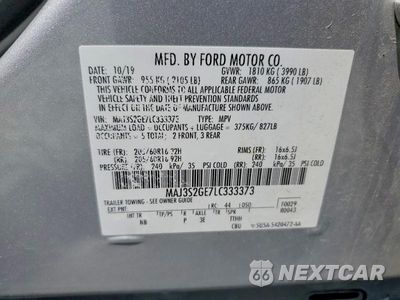 Zdjęcie 13 z 13 samochodu: 2020 FORD ECOSPORT SE VIN:MAJ3S2GE7LC333373 - miniatura