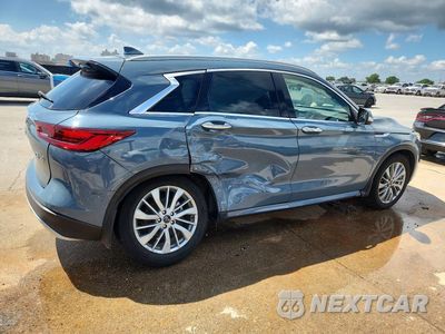 Trzecie zdjęcie samochodu z tyłu: 2023 INFINITI QX50 LUXE VIN:3PCAJ5BA1PF120762 - miniatura