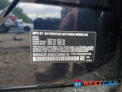 Zdjęcie 12 z 12 samochodu: 2025 BMW 540 XI VIN:WBA63FJ06SCU89019 - miniatura