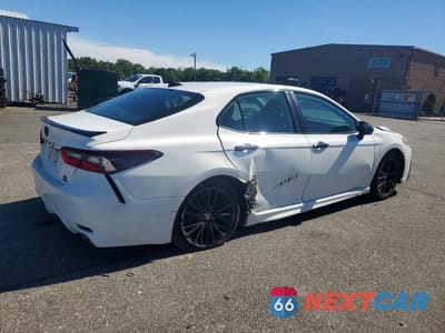 Trzecie zdjęcie samochodu z tyłu: 2021 TOYOTA CAMRY SE NIGHTSHADE VIN:4T1G11BK9MU026980 - miniatura