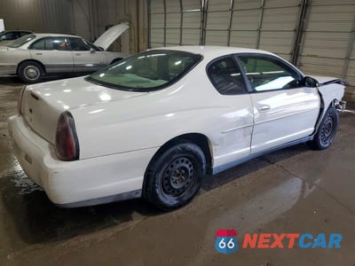 Trzecie zdjęcie samochodu z tyłu: 2003 CHEVROLET MONTE CARLO LS VIN:2G1WW12E639102557 - miniatura