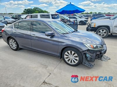 Czwarte zdjęcie samochodu z boku: 2013 HONDA ACCORD EXL VIN:1HGCR3F88DA005885 - miniatura