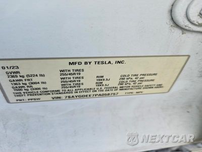 Zdjęcie 13 z 13 samochodu: 2023 TESLA MODEL Y VIN:7SAYGDEE7PA058757 - miniatura