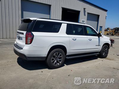 Trzecie zdjęcie samochodu z tyłu: 2021 CHEVROLET SUBURBAN K1500 Z71 VIN:1GNSKDKD4MR126610 - miniatura