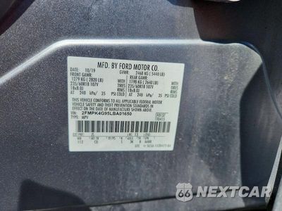 Zdjęcie 12 z 12 samochodu: 2020 FORD EDGE SE VIN:2FMPK4G95LBA01650 - miniatura