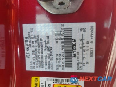 Zdjęcie 12 z 12 samochodu: 2026 FORD MUSTANG VIN:1FA6P8TH5T5103367 - miniatura