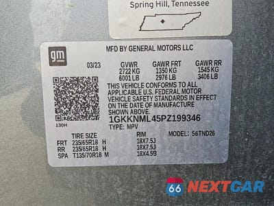 Zdjęcie 13 z 13 samochodu: 2023 GMC ACADIA SLT VIN:1GKKNML45PZ199346 - miniatura