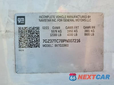 Zdjęcie 14 z 14 samochodu: 2023 GMC SAVANA BOX TRUCK VIN:7GZ37TC78PN007216 - miniatura