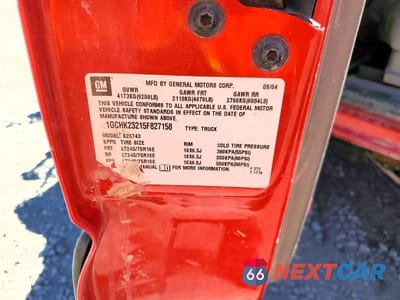 Zdjęcie 13 z 13 samochodu: 2005 CHEVROLET SILVERADO K2500 HEAVY DUTY VIN:1GCHK23215F827158 - miniatura