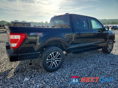 Trzecie zdjęcie samochodu z tyłu: 2022 FORD F150 SUPERCREW VIN:1FTFW1E55NKE95410 - miniatura