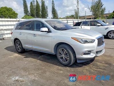 Czwarte zdjęcie samochodu z boku: 2019 INFINITI QX60 LUXE VIN:5N1DL0MN3KC506269 - miniatura