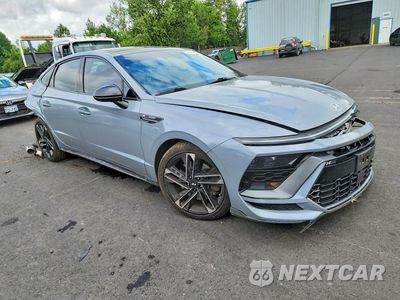Czwarte zdjęcie samochodu z boku: 2024 HYUNDAI SONATA N LINE VIN:KMHL54JC0RA421928 - miniatura
