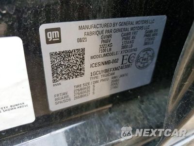 Zdjęcie 12 z 12 samochodu: 2021 CHEVROLET SILVERADO K1500 CUSTOM VIN:1GCUYBEFXMZ403097 - miniatura