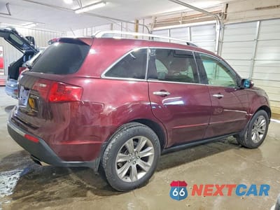Trzecie zdjęcie samochodu z tyłu: 2012 ACURA MDX ADVANCE VIN:2HNYD2H6XCH540350 - miniatura