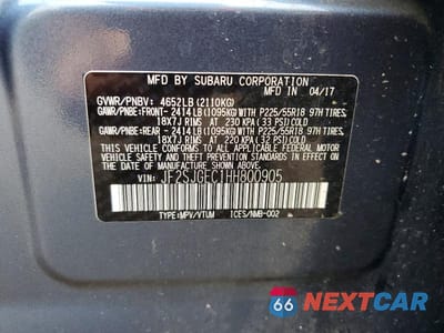 Zdjęcie 13 z 13 samochodu: 2017 SUBARU FORESTER 2.0XT PREMIUM VIN:JF2SJGEC1HH800905 - miniatura