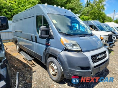 Czwarte zdjęcie samochodu z boku: 2020 RAM PROMASTER 3500 DELIVERY VAN VIN:3C6URVJG3LE116747 - miniatura