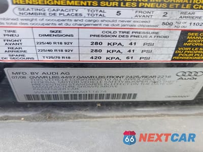 Zdjęcie 13 z 13 samochodu: 2009 AUDI A3 2.0T VIN:WAUHE78P39A011674 - miniatura