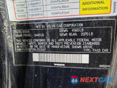 Zdjęcie 12 z 12 samochodu: 2008 VOLVO C70 T5 VIN:YV1MC67298J053587 - miniatura