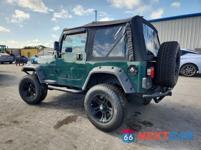 Drugie zdjęcie samochodu z przodu: 1999 JEEP WRANGLER / TJ SE VIN:1J4FY29P4XP460448 - miniatura