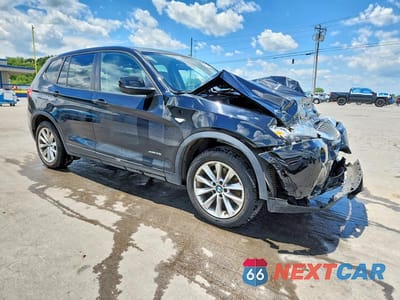 Czwarte zdjęcie samochodu z boku: 2014 BMW X3 XDRIVE28I VIN:5UXWX9C54E0D36924 - miniatura