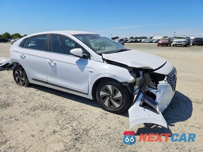 Czwarte zdjęcie samochodu z boku: 2019 HYUNDAI IONIQ SEL VIN:KMHC75LC2KU120269 - miniatura