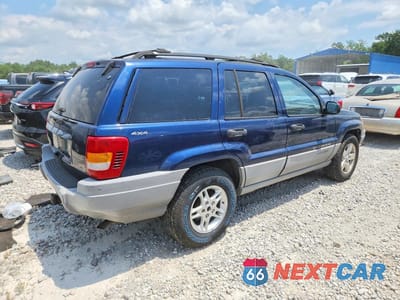 Trzecie zdjęcie samochodu z tyłu: 2000 JEEP GRAND CHEROKEE LAREDO VIN:1J4GW48S9YC235270 - miniatura