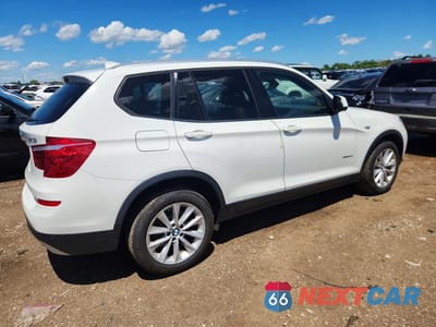 Trzecie zdjęcie samochodu z tyłu: 2017 BMW X3 XDRIVE28I VIN:5UXWX9C35H0T21901 - miniatura
