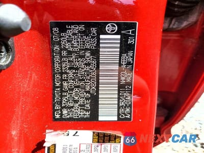Zdjęcie 14 z 14 samochodu: 2008 TOYOTA PRIUS BASE VIN:JTDKB20U083455877 - miniatura