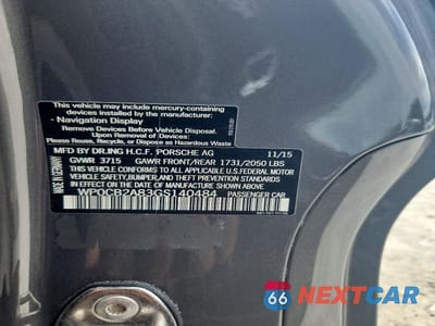 Zdjęcie 12 z 12 samochodu: 2016 PORSCHE BOXSTER VIN:WP0CB2A83GS140484 - miniatura