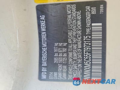Zdjęcie 13 z 13 samochodu: 2015 MINI COOPER VIN:WMWXM5C55FT973175 - miniatura