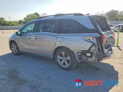 Drugie zdjęcie samochodu z przodu: 2019 HONDA ODYSSEY EXL VIN:5FNRL6H72KB001755 - miniatura