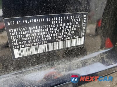 Zdjęcie 12 z 12 samochodu: 2026 VOLKSWAGEN JETTA SE VIN:3VW7W7BU5TM031328 - miniatura