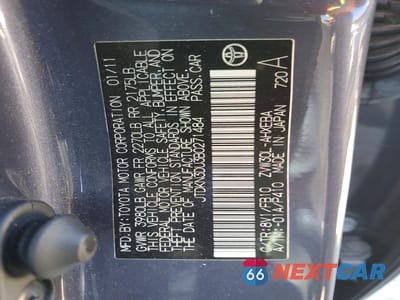 Zdjęcie 12 z 12 samochodu: 2011 TOYOTA PRIUS THREE VIN:JTDKN3DU3B0271484 - miniatura