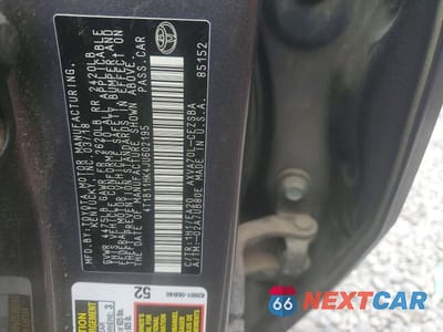 Zdjęcie 12 z 12 samochodu: 2018 TOYOTA CAMRY SE VIN:4T1B11HK4JU602195 - miniatura
