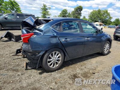 Trzecie zdjęcie samochodu z tyłu: 2017 NISSAN SENTRA SV VIN:3N1AB7AP8HY328693 - miniatura