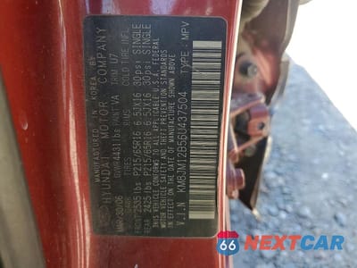 Zdjęcie 13 z 13 samochodu: 2006 HYUNDAI TUCSON GL VIN:KM8JM12B56U437504 - miniatura