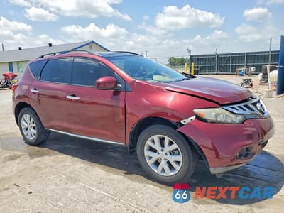 Czwarte zdjęcie samochodu z boku: 2012 NISSAN MURANO S VIN:JN8AZ1MW7CW227528 - miniatura